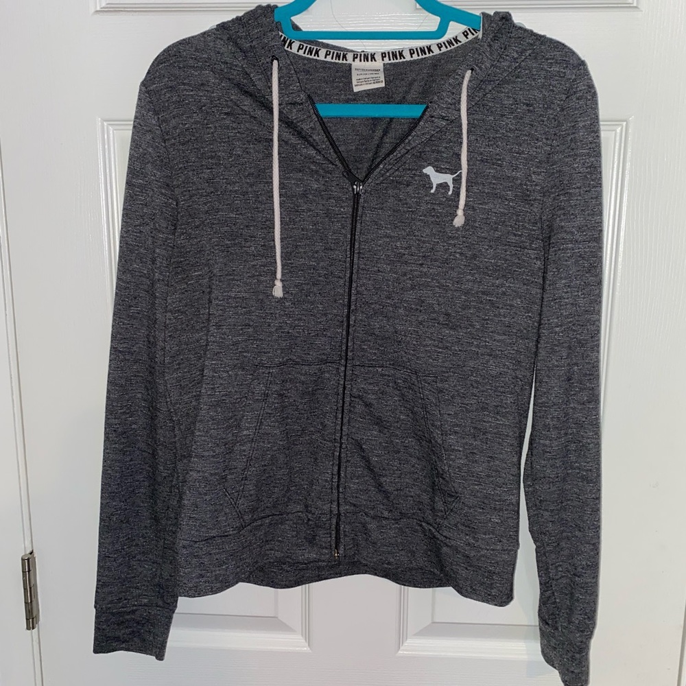 PINK zip up hoodie